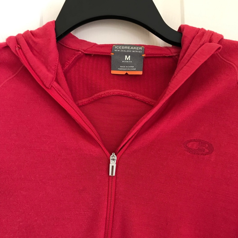 Icebreaker merino wool hooded sweater